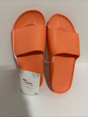 Archies Women’s Orange Arch Support Slide Sandals Size 5